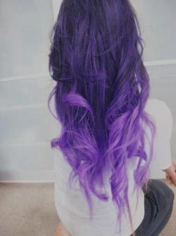 another-year-another-chapter:  long hair purlple style | Hair