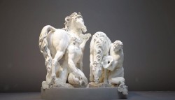 ganymedesrocks:The Horses of the Sun executed by the sculptor