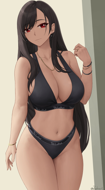 a-titty-ninja:  「ティファ / Tifa」 by Zaphn | Twitter๑