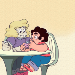 robooboe:  @chickensauras sadie and steven hanging out playing