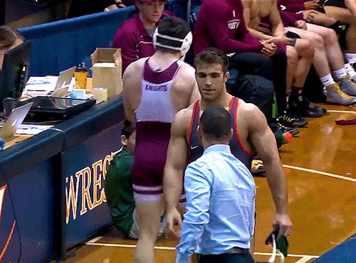 bigmusclestuds:  Coach loves checking over his top jock, Michael