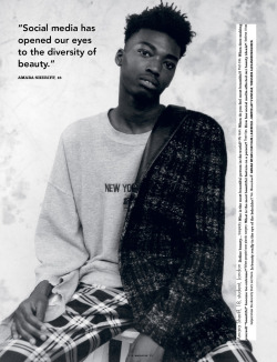 black-boys:  Amara Sheriff by Olivia Rose | i-D Magazine Winter