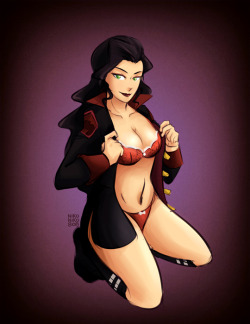 nikoniko808:  asami reward for my patreon voting tier! she loves