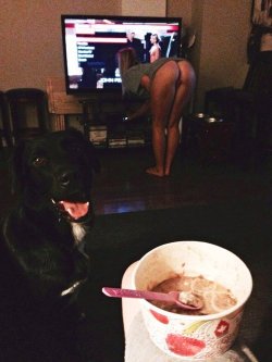 grimphantom:  Grimphantom: Don’t know if the dog is enjoying