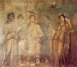 ancientrome:  Fresco from Pompeii.