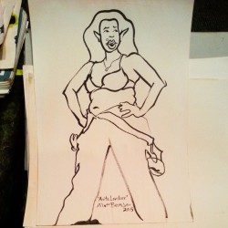 Dr. Sketchy’s is my favorite. Boston chapter.  #drsketchys