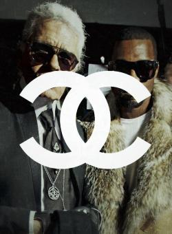 exuberence:  Karl Lagerfeld X Kanye West