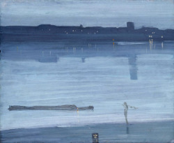 James Abbot McNeill Whistler, Nocturne in Blue and Silver - Chelsea,