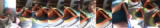 rhyth3m7:  themantalope wanted to see me blow in my sneaks.  How happy I was to say yes.