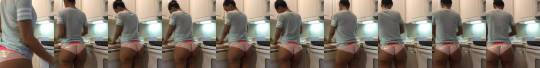 kems-world:  bestblackgirlsxxx:  What’s for dinner??  That’s a nice panty  Loving how it fit on that nice bottom 