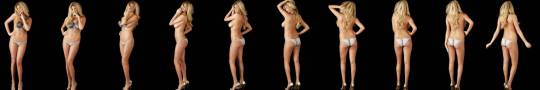 celebritiesuncensored:  Kate Upton Bodypaint 360 degree