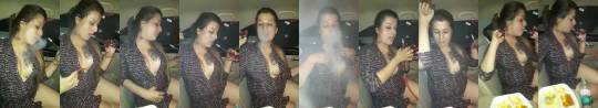sumitku:  Sexy Indian Girl  Smocking hookah in car 👌🏻👌🏻