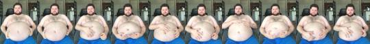 paddyboy94:  superbearmeat:  Here I am at 270 pounds talking about being the fattest I’ve ever been and only wanting more.  I love how your belly jiggles, please let me massage some coconut oil on your belly one day 😉😋