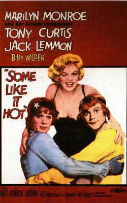 movieoftheday:  Some Like It Hot, 1959. Starring Marilyn Monroe,