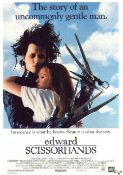 movieoftheday: Edward Scissorhands, 1990. Starring Johnny Depp,