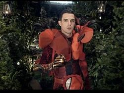 leonhart: Brandon Flowers in the Spaceman video, still one of