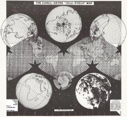Draft version of Cahill-Keyes ‘Real-World’ map, 1984