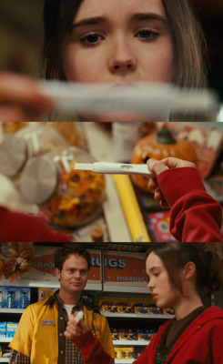 movieoftheday:  Juno: Yeah, there’s that pink plus sign again.