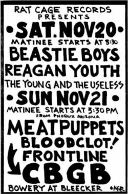 Beastie Boys @ CBGB’s Nov. 20, 1982 1. Beastie Boys2. Unknown3.