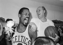 alexanderrichterphoto:  Bill Russell X Red Auerbach © Unknown