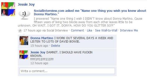 I love this girl and her ridiculousness.  We’re an indie movie that’s just waiting to be scripted.