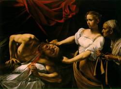 Judith Beheading Holofernes by Michelangelo Merisi da Caravaggio,