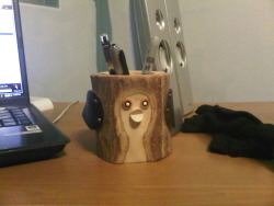 drstarke:  Here is my new pencil holder im really proud of :)it