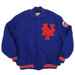 New York Mets Authentic 1969 Wool Jacket by Mitchell & Ness