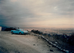 Blue Mustang photo by Adam Bartos for Los Angeles series, 1978