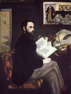Edouard Manet. Portrait of Emile Zola. 1868.