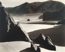 Garrapata beach, California photo by Brett Weston, 1956