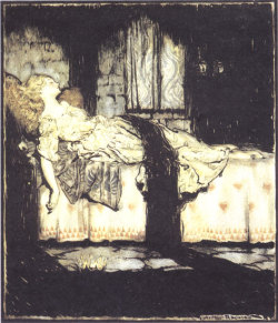 acc:  Sleeping Beauty by Arthur Rackham 