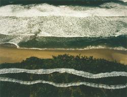 Wave, Lave, Lace, Pescadero Beach, California photo by John Pfahl,