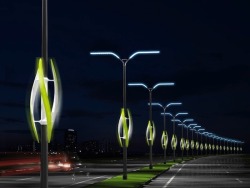 unknownskywalker: Eco shocker: Turbine Light concept uses wind