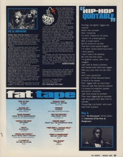 “Hip-Hop Quotable”, The Source-March 1995 #RIPBIGL