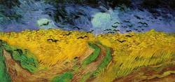Wheat Field with Crows by Vincent van Gogh, 1890.