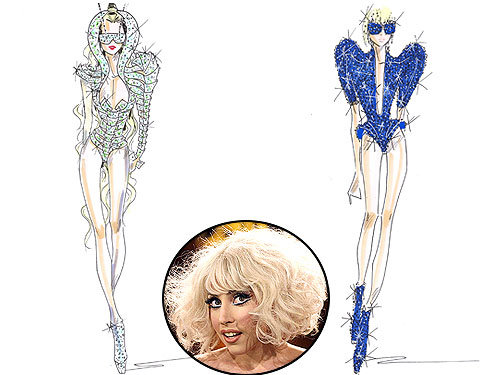 fuckyeahladygaga:  New concert wardrobe by Giorgio Armani. (via)  I absolutely adore these pieces omg <3