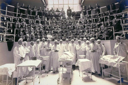 Medical School Class & Staff (with Cadaver) photo by Gilbert’s