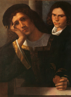rhaegartargaryen:  malebeautyinart:  Double Portrait (c1502).