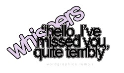 wordgraphics:   Here (In Your Arms) - HellogoodbyeRequest for