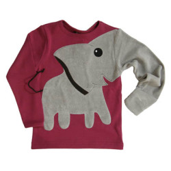 thedailywhat:   Long-Sleeve Tee of the Day: “Elephant” hand-puppet