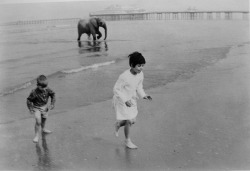 IT WAS LIKE THIS, MOTHER - HONEST!  photo by Henri Cartier-Bresson,