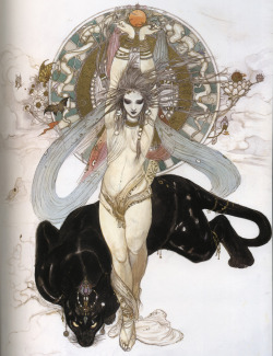 naggisch:  leda-swanson:  ulterior-motifs:  Yoshitaka Amano, Hiten