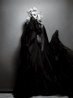 black-and-white:  Madonna by Mert & Marcus for Interview