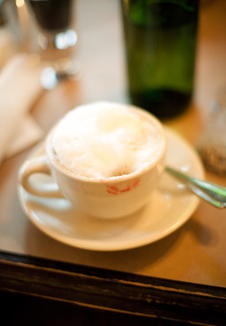 fromme-toyou:  Lipstick stains  cappuccino and an interview~