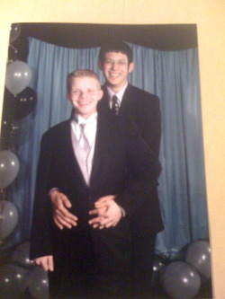 My ex and I at prom. I look so young in this picture.