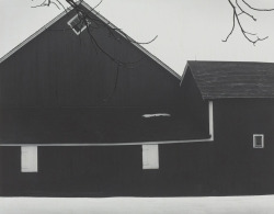 barn detail, winter photo by Minor White, 1954