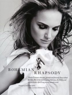 nnl:  UK Elle February 2010  Natalie   Portman Bohemian   Rhapsody