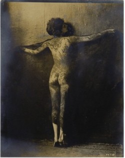  Veiled nude by James Abbe   