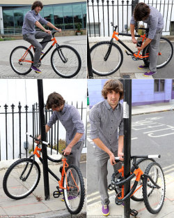 thedailywhat:  Life-Altering Bicycle Design of the Day: De Montfort